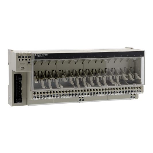 Schneider Electric-ABE7P16T210-Telfast ABE7 - embase pour relais - embrochable - 16 voies - relais 10mm