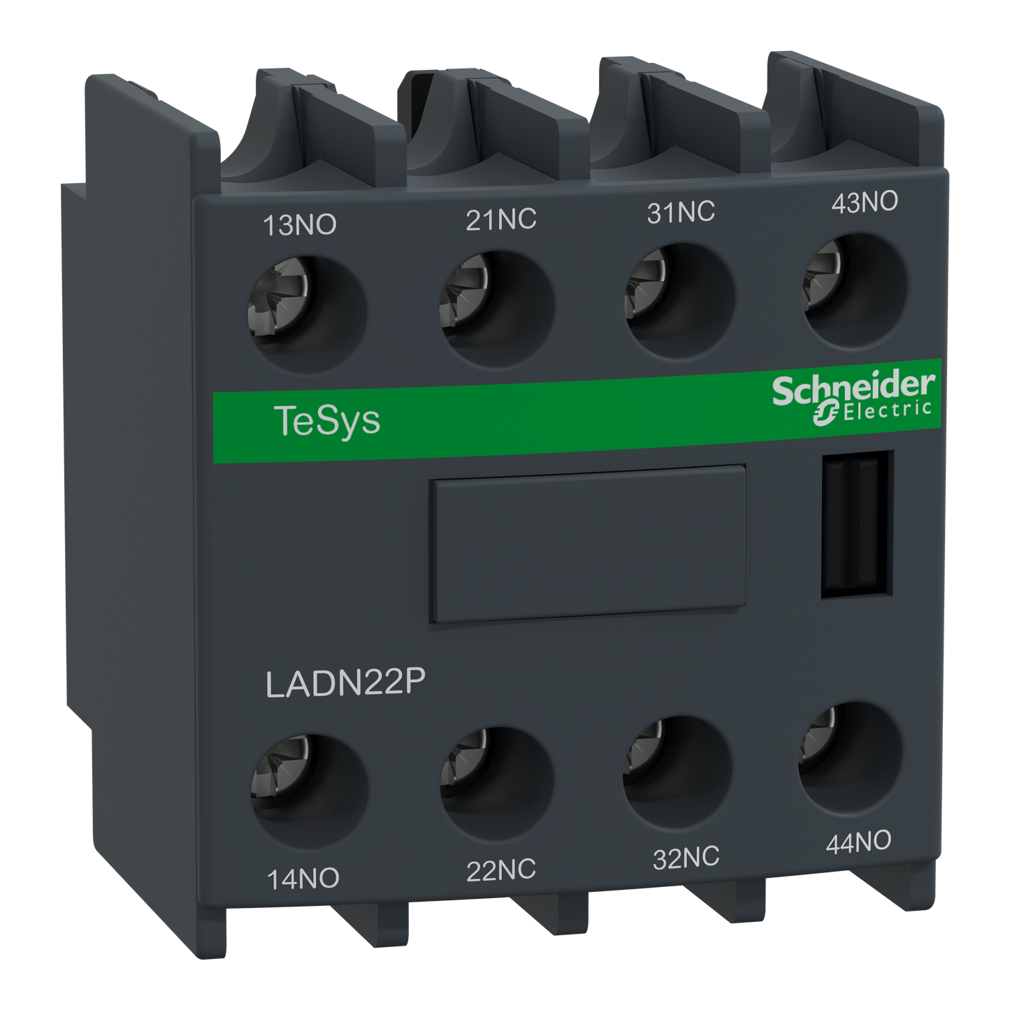 Schneider Electric-LADN22P-TeSys D - bloc contact aux front - 2F+2O - vis-étriers - 125 à 200A 4P - EN50013