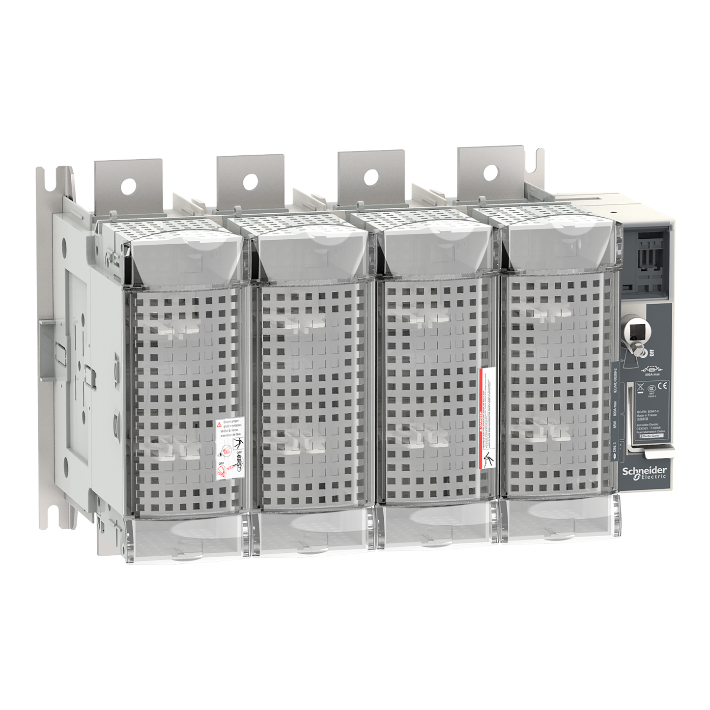 Schneider Electric-LV481464-FuPact GS - interrupteur sectionneur fusible - 800A - 4P - DIN 3 - F&R CTRL