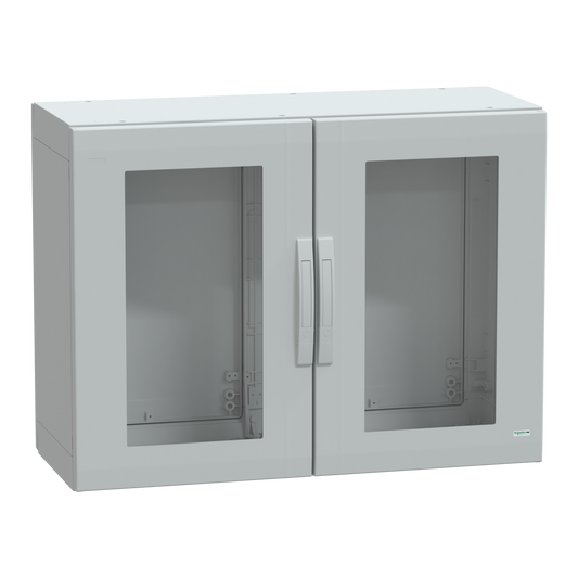 Schneider Electric-NSYPLA7104TG-Thalassa - Armoire polyester 750x1000x420 - IP65 - vitrée Ral 7035