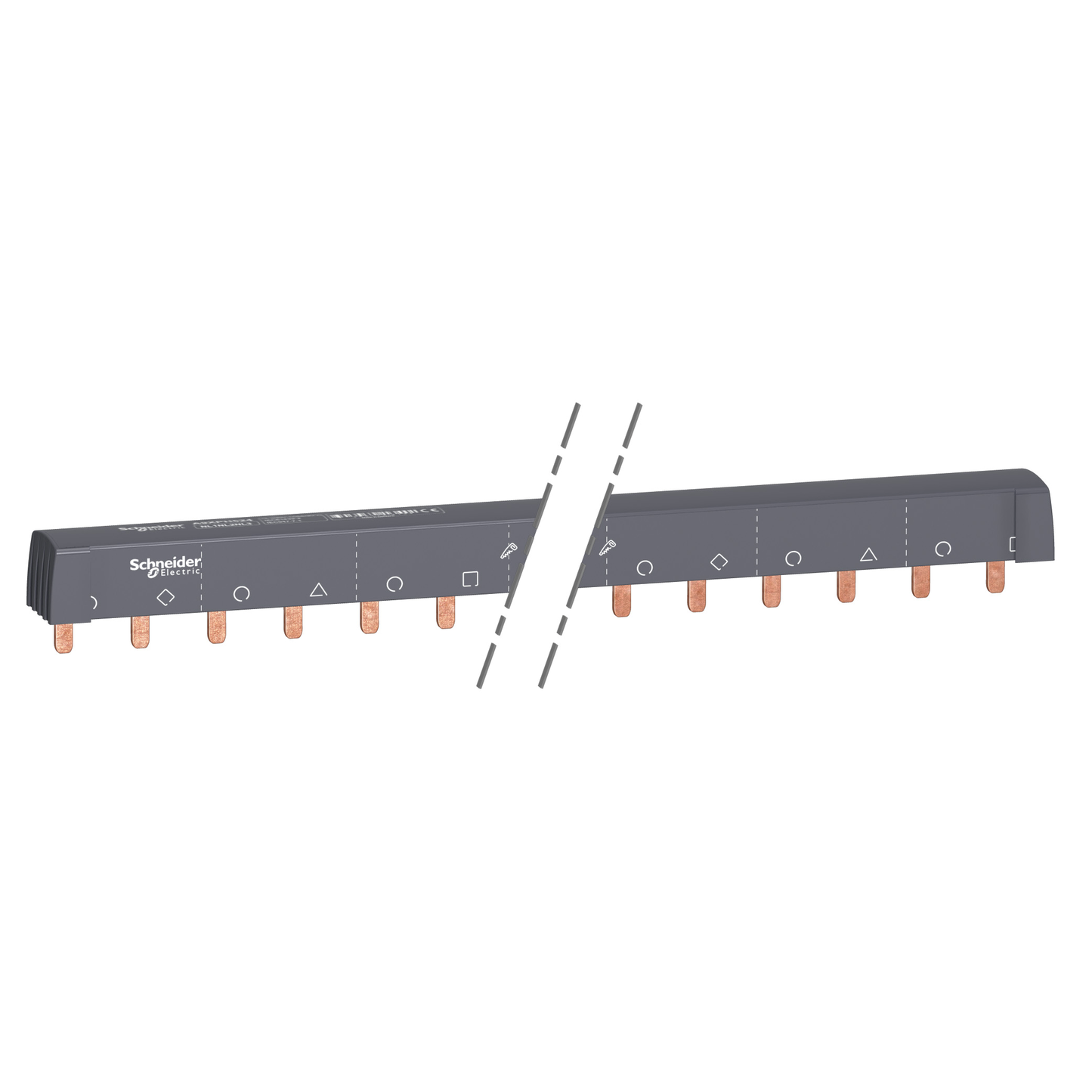 Schneider Electric-A9XPH524-Acti9 iC60 - peigne à dents - 3 x N+P - 100A - 24 modules de 18mm