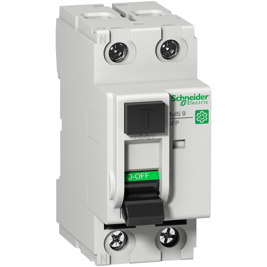 Schneider Electric-M9R81263-Multi9 - Interrupteur différentiel GFP - 2P - 63A 26mA - type Asi - 120-240V
