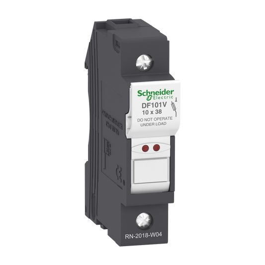 Schneider Electric-DF101V-TeSys - porte-fusible - 1P - 32A - pour fusible 10x38mm - avec voyant fusible