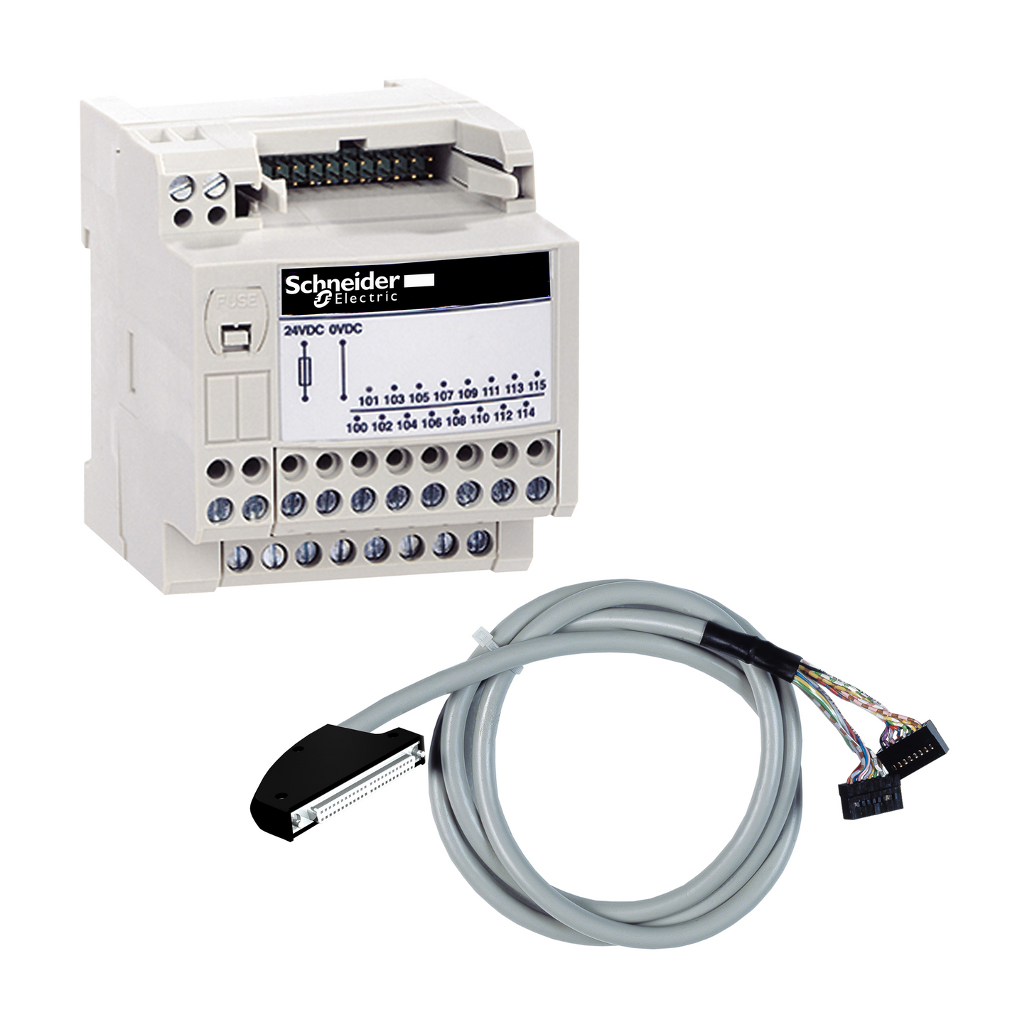 Schneider Electric-ABE7H34E100-Telefast - Telefast M340 kit de racc e/s eco 1m
