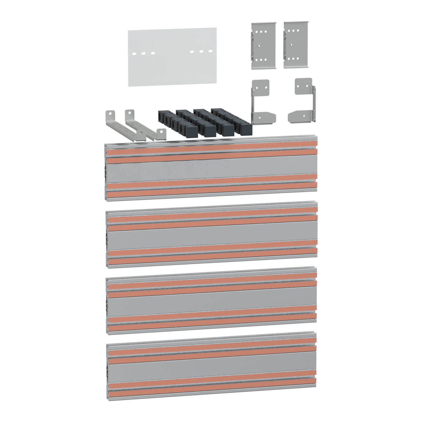 Schneider Electric-LVS04498-Linergy LGYE - Liaison transfert horizontal MTZ2 - 4P 3200A - L=580mm