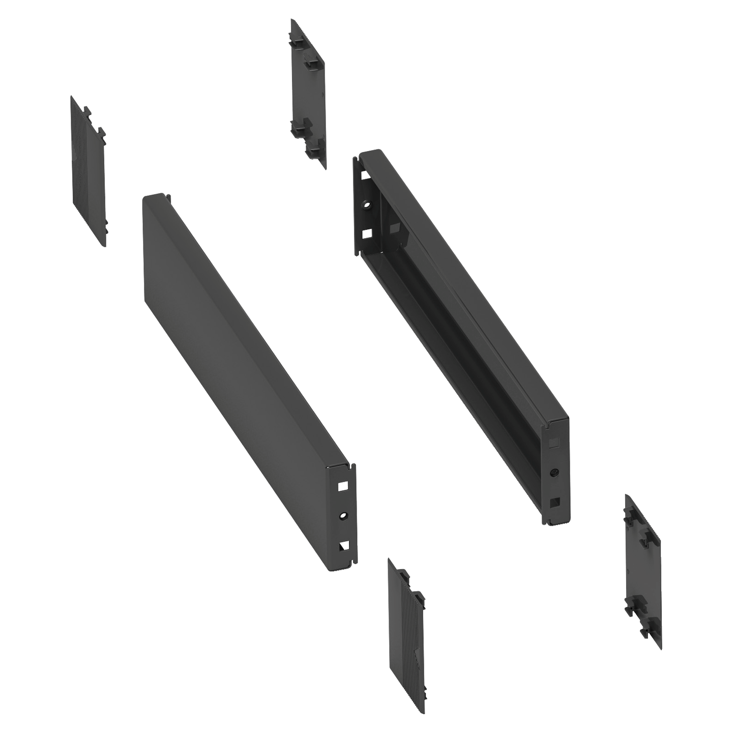 Schneider Electric-NSYSPS4100SD-PanelSeT Accessoires - jeu de 2 trappes latérales - pour socle 100x400mm
