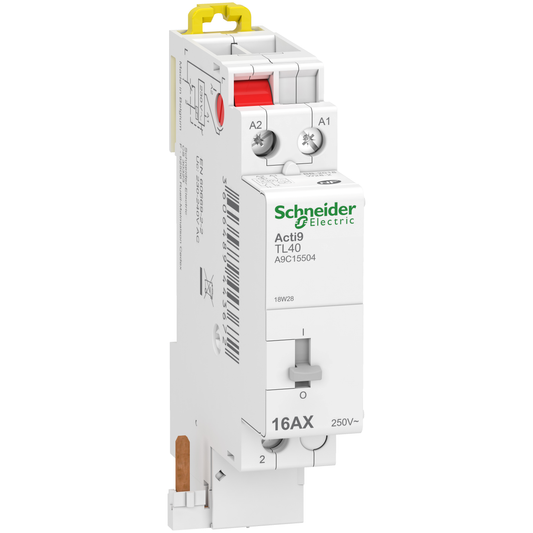 Schneider Electric-A9C15504-Acti9 iDT40 TL - Télérupteur à raccordement rapide - 1P - 16A - 230Vca