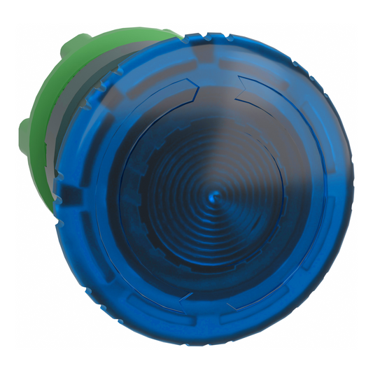 Schneider Electric-ZB5AW763-Harmony XB5 - tête bouton coup de poing lumin DEL - Ø40 - pousser tourn - bleu