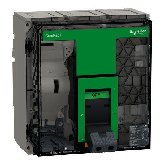 Schneider Electric-C160H3FM-ComPacT NS1600H - bloc coupure ss déclencheur - 1600A - 3P - 70kA - fixe manuel