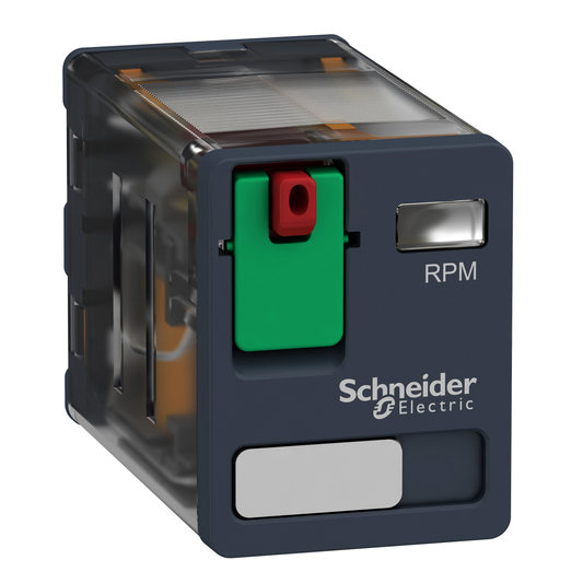 Schneider Electric-RPM21B7-Harmony Relay RP - relais puissance - embroch - test - 2OF - 15A - 24VAC