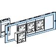 Schneider Electric-LVS03904-PrismaSeT G - Plastron découpé 3M - L600 - Nbr app. 5x(72x72) - 4x(96x96)