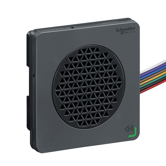 Schneider Electric-XVSV7BBN-Harmony XVSV - sirène vocale - DIN72 - noire - NPN - 24Vcc