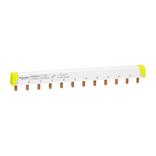 Schneider Electric-A9XPH312-Acti9 iC60 - peigne à dents - 3P - 100A - 12 modules de 18mm