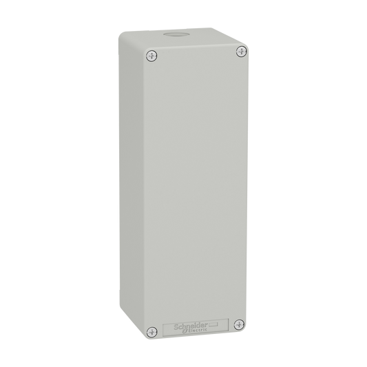 Schneider Electric-XAPD44-Boite métal vide grise - M25 x1 - non percée - 80x220x77 mm