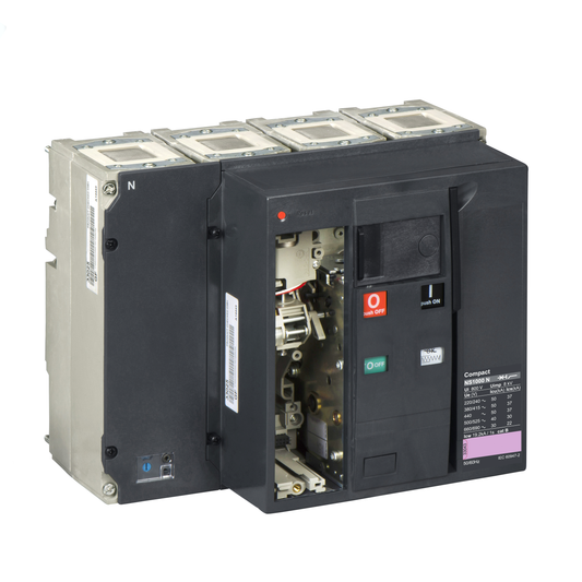 Schneider Electric-33294-ComPact NS1000N - bloc coupure - 4P - 50KA - fixe électrique