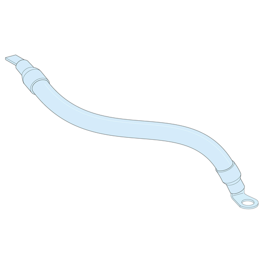 Schneider Electric-LVS04146-Linergy BW - 4 liaisons souples 160A - L230mm - cosse coudée 45° - 45mm²