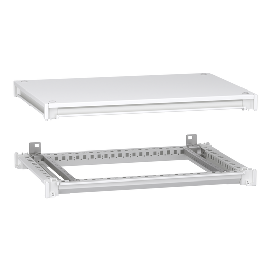 Schneider Electric-NSYSFNC75ED-PrismaSeT HD - cadre supérieur et inférieur - 700x500 mm - blanc