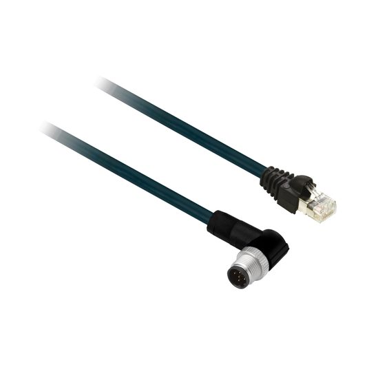 Schneider Electric-VW3E3065R030-CABLE SERCOS ILM DAISYCHA IN, RJ45M12 COU