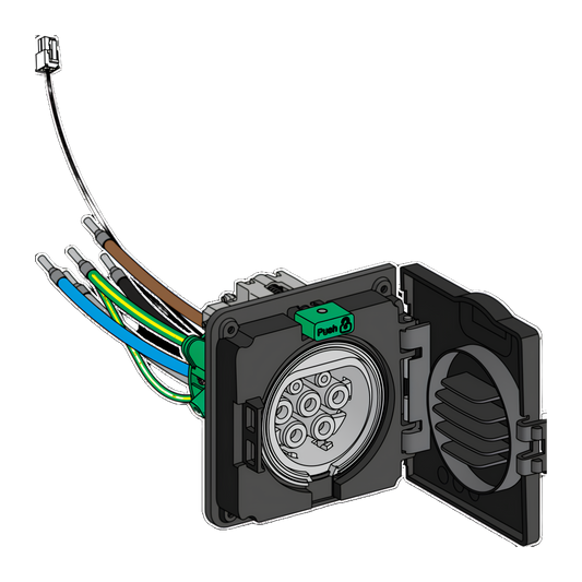 Schneider Electric-EVP1HSM43-EVlink - Bloc prise t2s wallbox st d tri iec