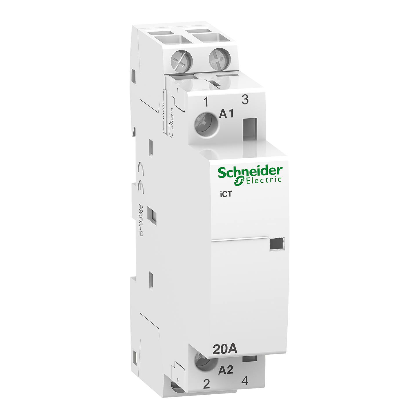 Schneider Electric-A9C22722-Acti9 iCT - Contacteur auxiliarisable - 2P - 20A - 2NO - 230/240Vca - 50Hz