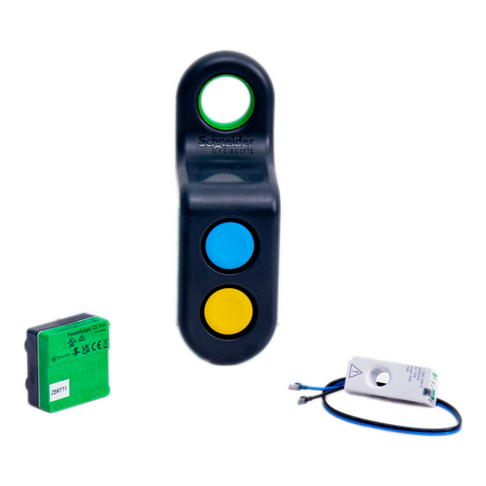 Schneider Electric-MD2IOTCAPTS-Lot de capteurs sans fil 2 températre, 1 I/U/W , 2 bouton poussoir