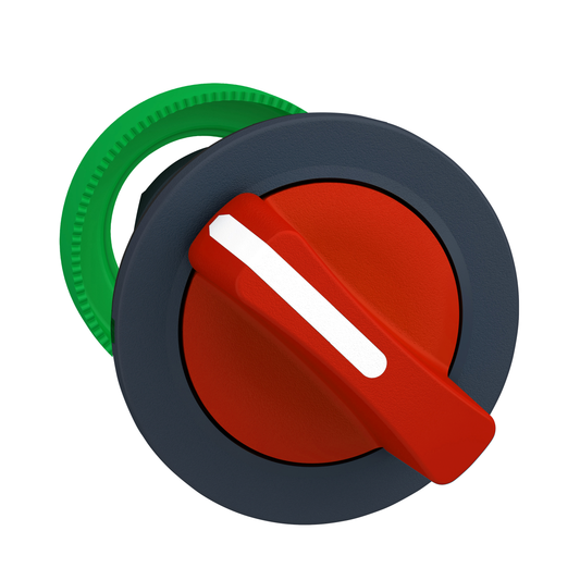 Schneider Electric-ZB5FD204-Harmony XB5 - tête bouton tournant manette - flush - 2 posit fixes - rouge