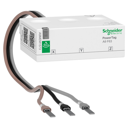 Schneider Electric-A9MEM1573-PowerTag - Capteur de mesure radiofréquence - 3P - 63A - am/av
