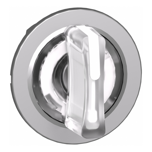 Schneider Electric-ZB4FK1513-Harmony XB4 - tête bouton à manette lumineux - flush - 3 pos rap C - blanc