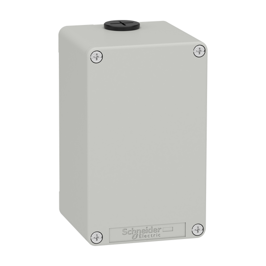 Schneider Electric-XAPD24-Boite métal vide grise - M20 x2 - non percée - 80x130x77 mm - UL cULus