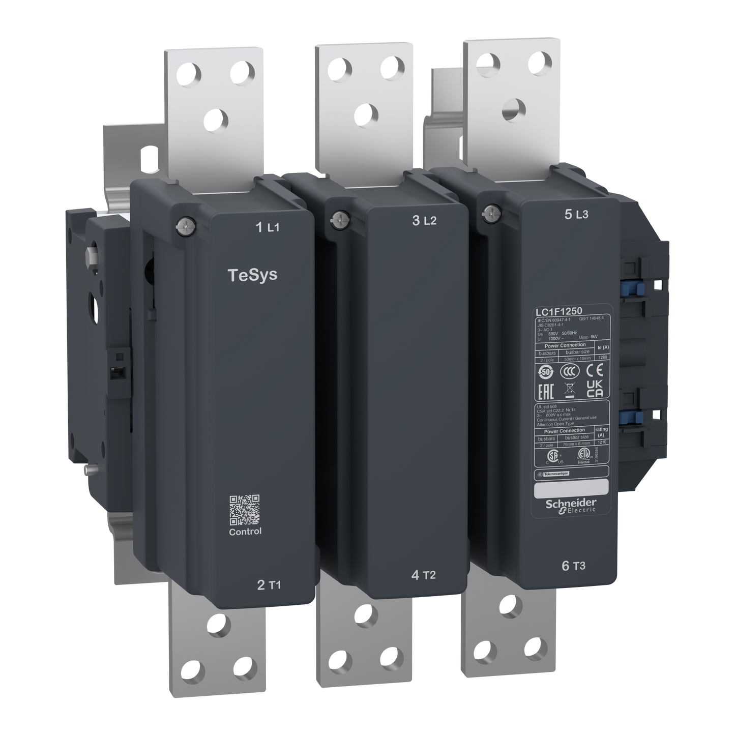 Schneider Electric-LC1F1250MD-TeSys F - Contacteur 1250a 3p 220v dc