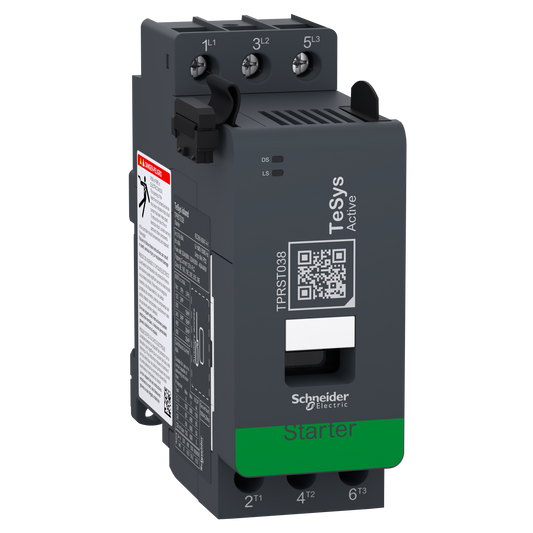 Schneider Electric-TPRST038-TeSys island - démarreur contacteur + relais thermique - 38A / 18,5kW