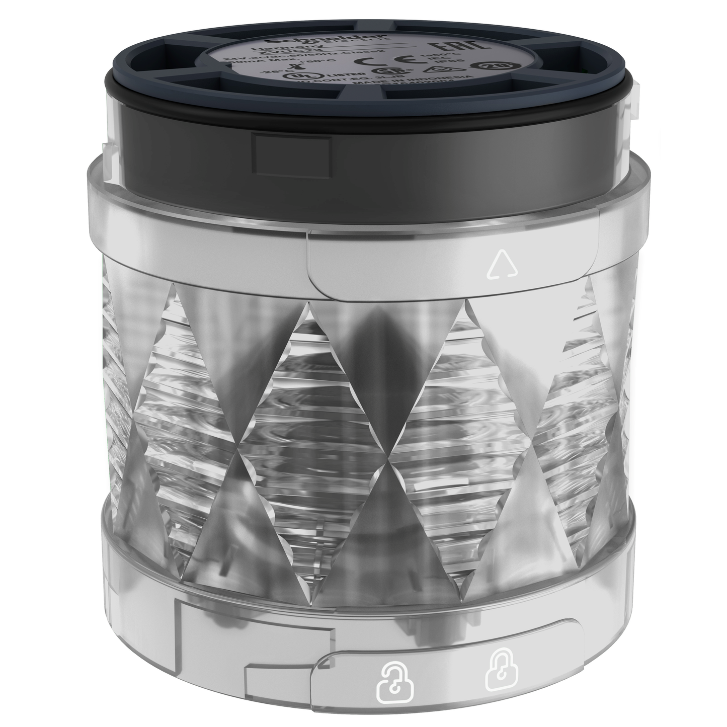 Schneider Electric-XVUC29-Harmony XVU - élément lumineux Ø60 - DEL - multicouleurs - 24VDC