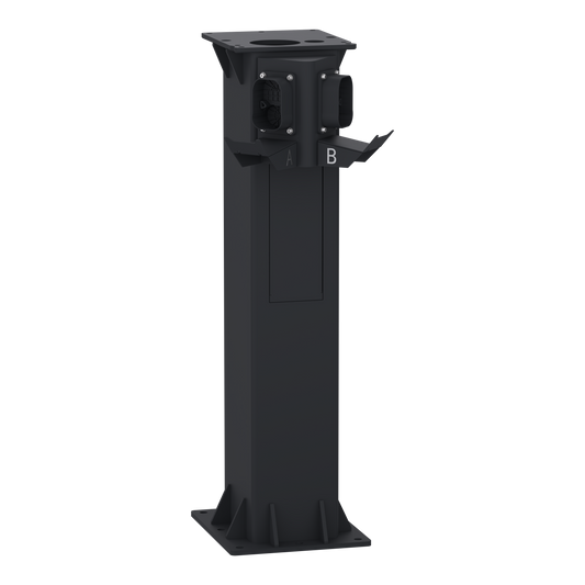 Schneider Electric-EVP1DB6LG-Evlink Pro DC - Pied pour borne - 1 prise CCS2 + 1 prise CHAdeMO - H 1m