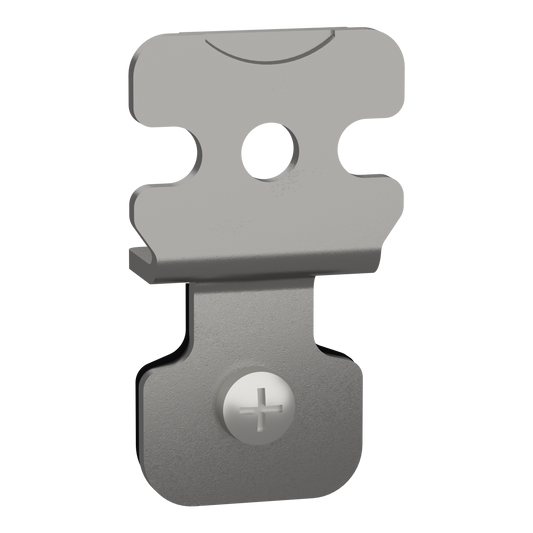 Schneider Electric-NSYAEFPFSBX-PanelSeT Accessoires - lot 4 pattes fix - acier Inoxydable - pr SBX