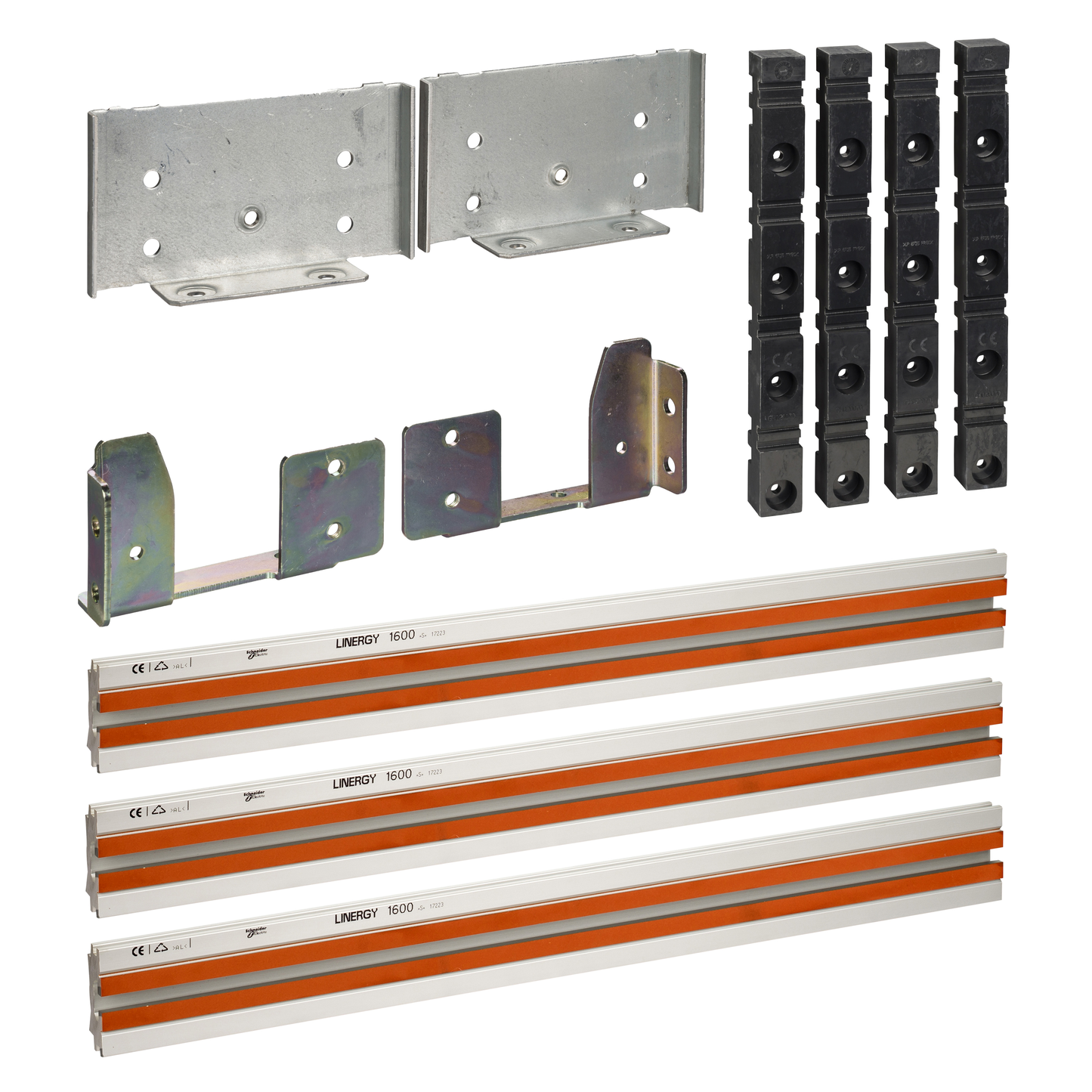 Schneider Electric-LVS04684-Linergy LGYE - Eclisse Cu JdB LGYE/LGY 1600A pour NT/NW & MTZ1/MTZ2 4P