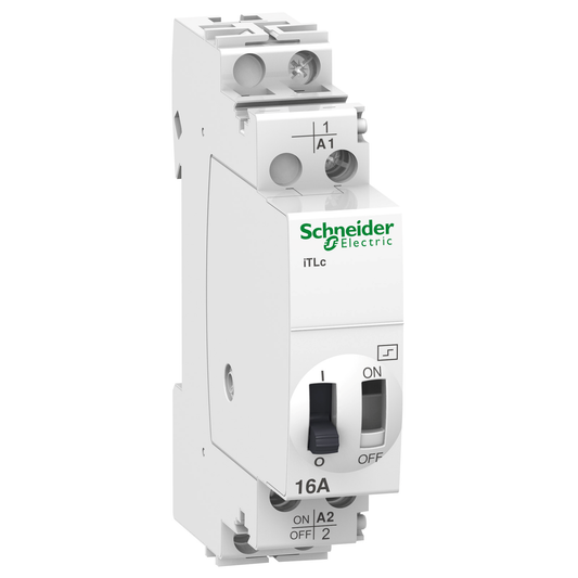 Schneider Electric-A9C33811-Acti9, iTLc télérupteur à commande centralisée16A 1NO 230...240VCA 50-60Hz