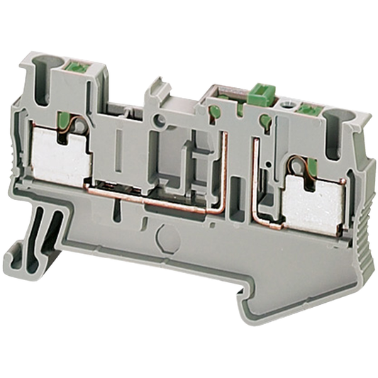 Schneider Electric-NSYTRP22SC-Borne push-in - sectionnable à couteau - 2 points - 2,5mm² - gris