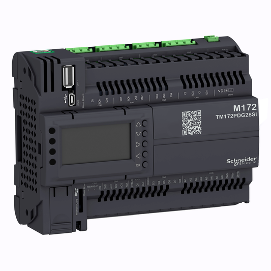 Schneider Electric-TM172PDG28SI-M172 Perf Dsp 28I/O Eth 2RS485 2SSR Isol M172 Perf Dsp 28I/Os Eth 2 RS485