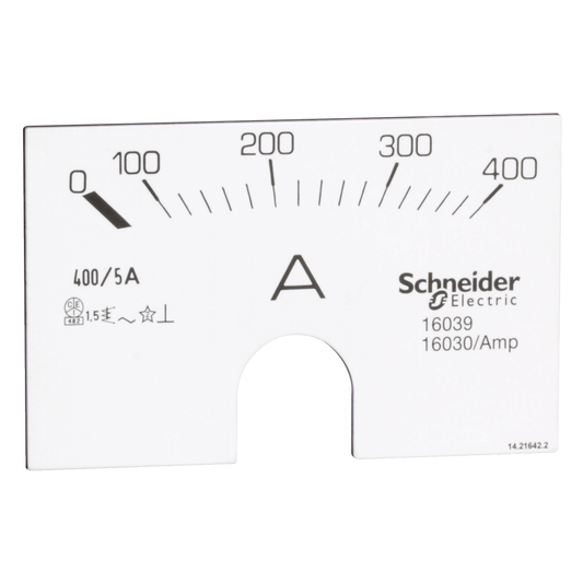 Schneider Electric-16039-PowerLogic - Cadran 0 à 400A pour ampèremètre analogique modulaire