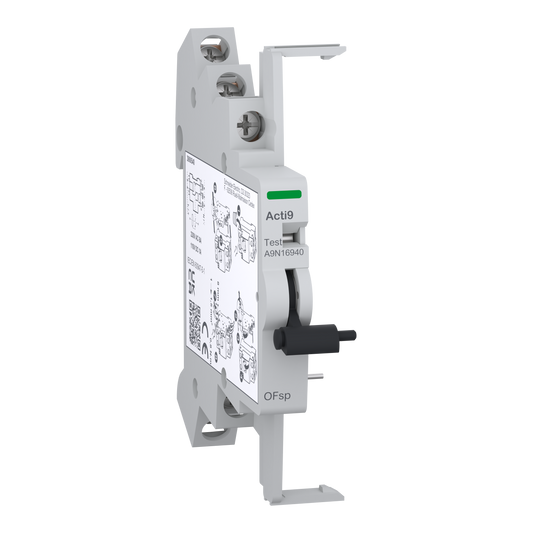 Schneider Electric-A9N16940-Acti9- contact auxiliaire RCCB-ID - 1F+1OF - 380..415V - 100mA à 6A