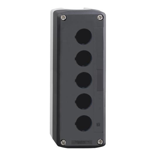 Schneider Electric-XALD05CUST01-Harmony - box - XALD - 5 holes printed - poste de commande