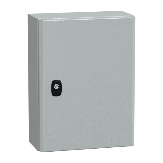 Schneider Electric-NSYS3D4315-PanelSeT S3D - Enveloppe acier - H400xL300xP150 - porte pleine