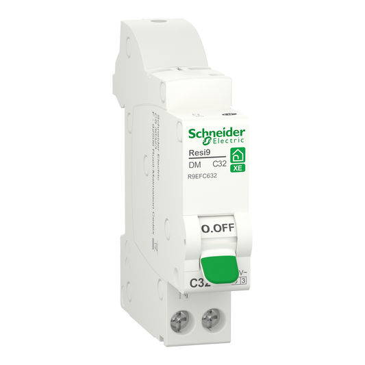 Schneider Electric-R9EFC632-Resi9 XE - disjoncteur modulaire - 1P+N - 32A - courbe C - embrochable