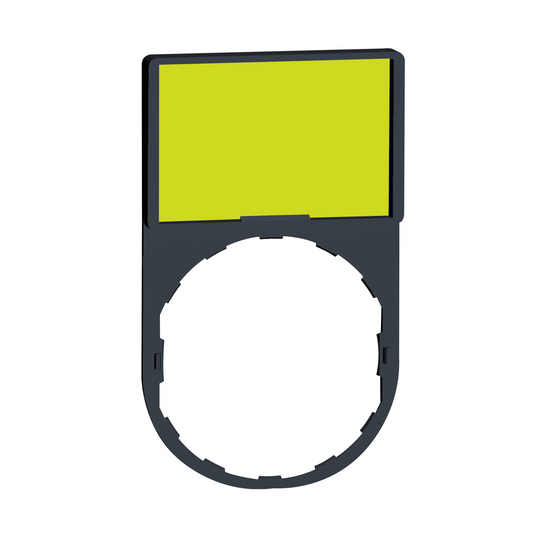 Schneider Electric-ZBY6102-Harmony porte étiquette 30 x 50 mm standard - Ø22 - avec étiquette vierge