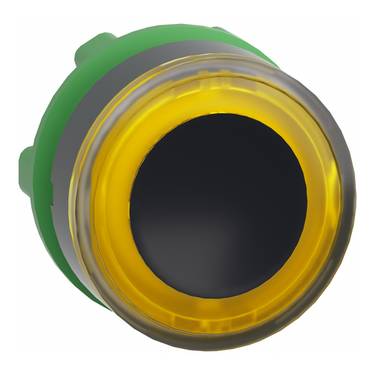 Schneider Electric-ZB5AW983-Harmony XB5 - tête bouton poussoir lum DEL - Ø22 - anneau - jaune