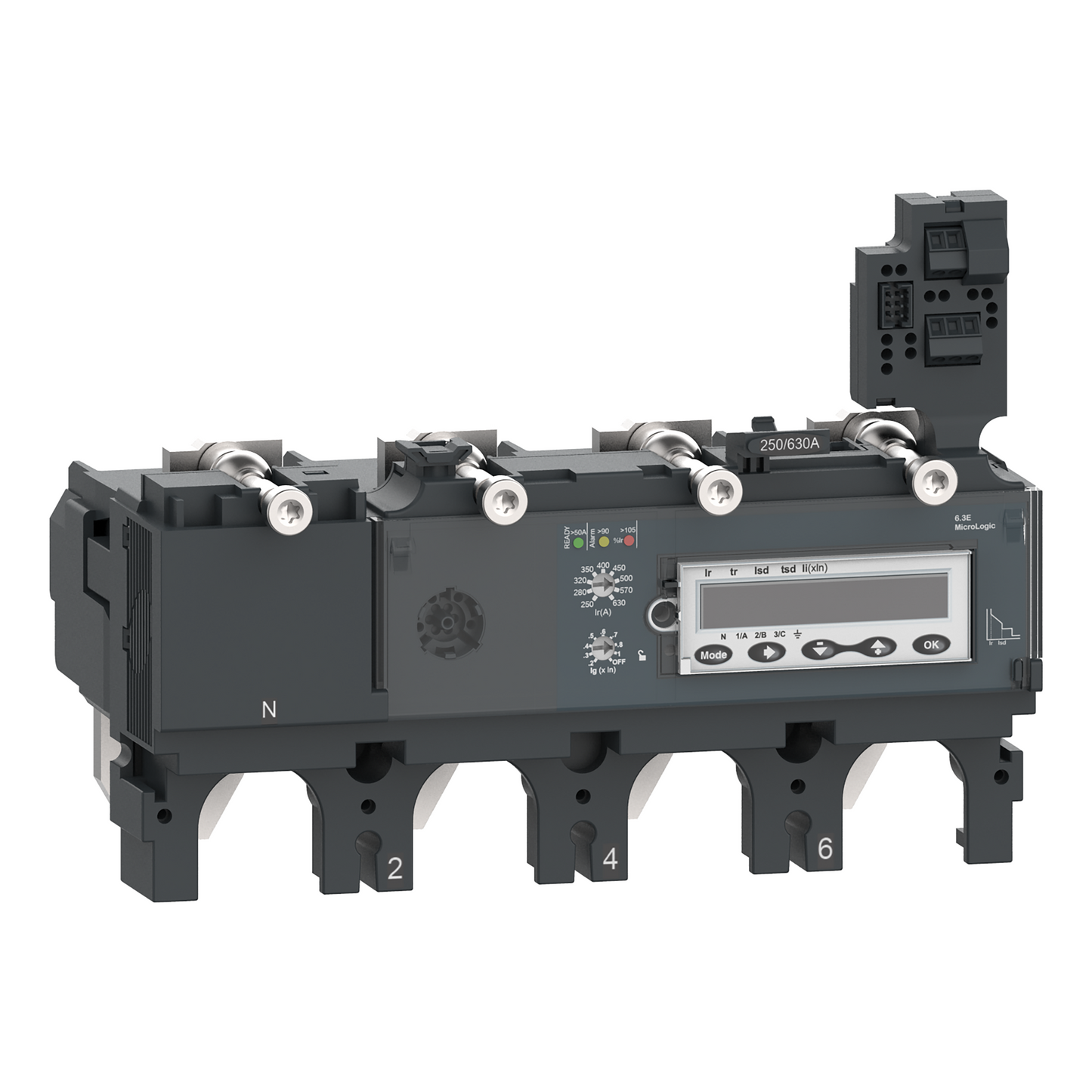 Schneider Electric-C4046E400-ComPacT NSX - Déclencheur MicroLogic 6.3 E 400A - 4P4D pour NSX400