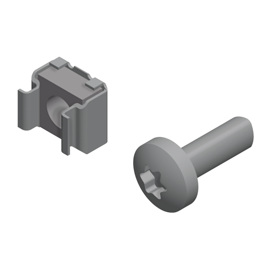 Schneider Electric-NSYCN9M625-PanelSeT - Thalassa - écrou à cage M6 - trou 8,5mm - compatible baie VDI Actassi
