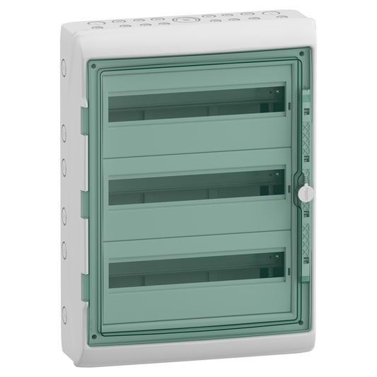 Schneider Electric-13967M-Mureva coffret pour appareillage modulaire 448x610mm 3 rangées x 18 Modules