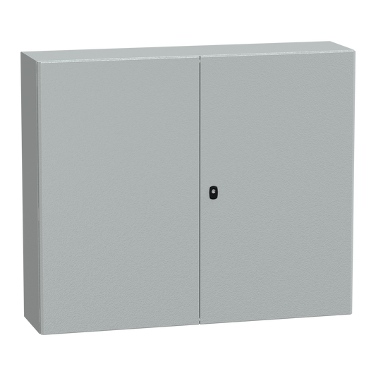Schneider Electric-NSYS3D101230D-PanelSeT S3D - Enveloppe acier - H1000xL1200xP300 - 2 portes pleines