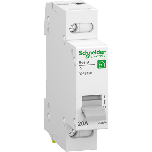 Schneider Electric-R9PS120-Resi9 - interrupteur - 1P - 20A - 1NO - 250VCA
